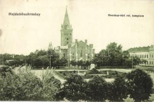 Hajdúböszörmény, Bocskai tér, Református templom (fa)