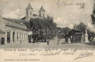 Máriaradna, Kegytemplom; kiadó Csauscher és Jesztl / church (b)