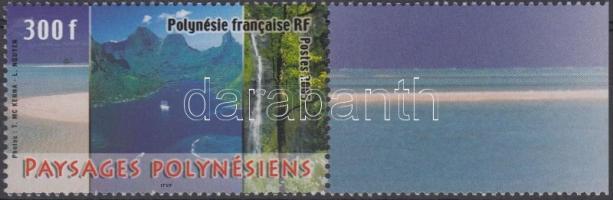 Landscapes margin stamp, Tájak ívszéli bélyeg