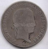 1847B 20Kr Ag "V. Ferdinánd" T:2-/3