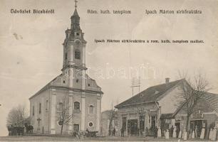 Bicske mit Grabstein-Lager