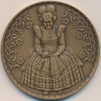 Csúcs Viktória (1934-) DN "Mezőkövesd" Br emlékérem (60mm) T:2