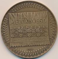 Csúcs Viktória (1934-) DN "Mezőkövesd" Br emlékérem (60mm) T:2