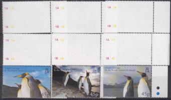 2005 Pingvinek ívsarki sor Mi 411-416