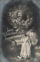 II. Vilmos, koszorú, 'Lieb Vaterland magst ruhig sein!' / Dear fatherland may you be peaceful!' Wilhelm II, wreath