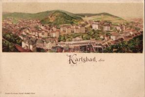 Karlovy Vary, Karlsbad litho (EK)