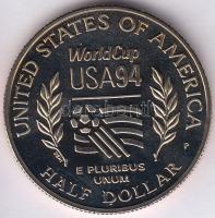 Amerikai Egyesült Államok 1994P 1/2$ CuNi Labdarúgó VB T:PP USA 1994P 1/2 Dollar CuNi Soccer World Cup C:PP