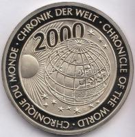 Németország 2000. "Világkrónika / Kolumbusz 1492. Amerika felfedezése" CuNi emlékérem (40.2mm) T:PP GErmany 2000. "Chronice of the World / Columbus 1492 Doscovery of America" CuNi medal (40.2mm) C:PP