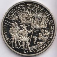 Németország 2000. "Világkrónika / Kolumbusz 1492. Amerika felfedezése" CuNi emlékérem (40....