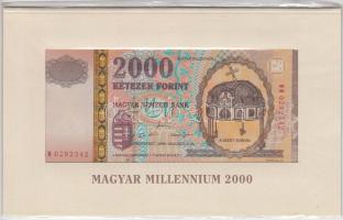 2000. 2000Ft "Millennium" eredeti díszcsomagolásban T:I Adamo F56A