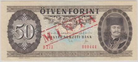 1989. 50Ft "MINTA" perforációval és felülnyomással "D 273 000444" T:I