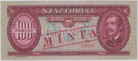 1968. 100Ft "MINTA" perforációval és felülnyomással "B 000 000991" sorozatszámmal T:I