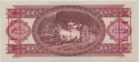 1989. 100Ft "MINTA" perforációval és felülnyomással "B 000 000456" T:I