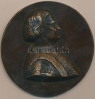 DN Azonosítatlan jobbra néző portré, Br egyoldalas plakett (78,66g/58mm) T:2-
ND Unidentified portra...