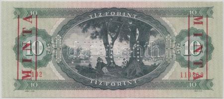 1975. 10Ft "MINTA" felülnyomással és perforációval, "A 102 110889" T:I