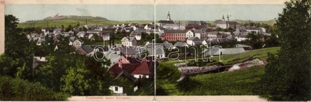 Bruntál, Freudenthal panoramacard; Verlag Josef Ratzke