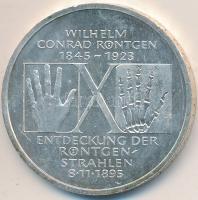 Németország 1995D 10M Ag "W.C. Röntgen" T:exPP
Germany 1995D 10 Mark Ag "W.C. Rontgen...