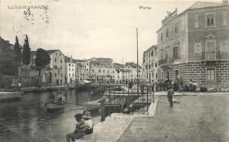 Veli Losinj, Lussingrande; port, boats (EB)