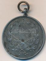 1917. "Károly Ezüst Vitézségi Érem II. osztálya" hadifém kitüntetés mellszalag nélkül T:2/...