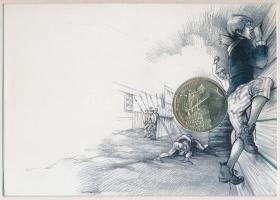 2001. 200Ft "Molnár Ferenc: A Pál utcai fiúk" érmés levelezőlapon T:BU