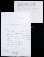 1837 Olasz és latin nyelvű levél, a latin nyelvű érdemekért és hűségért való adományozásról szól