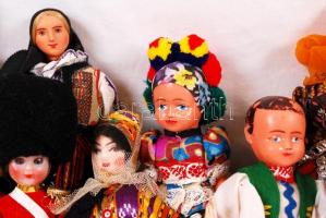 Különféle babák, jó állapotban, m:9-17 cm