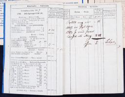 1844-1954 Általános iskolai nyomtatvány megrendelőlap, Iskolai Szemléltető Eszközök Intézetének plak...