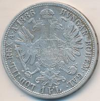 Ausztria 1886. 1Fl Ag "Ferenc József" T:2-,3
Austria 1886. 1 Florin Ag "Franz Joseph&...