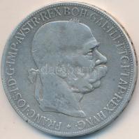 Ausztria 1900. 5K Ag T:3 Austria 1900. 5 Corona Ag C:F Krause KM#807