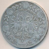 Ausztria 1900. 5K Ag T:3
Austria 1900. 5 Corona Ag C:F
Krause KM#807