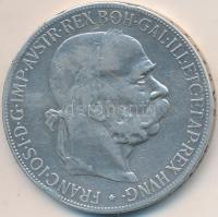 Ausztria 1900. 5K Ag T:3 Austria 1900. 5 Corona Ag C:F Krause KM#807