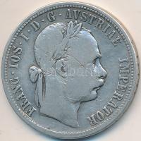 Ausztria 1889. 1Fl Ag "Ferenc József" T:3 Austria 1889. 1 Florin Ag "Franz Joseph" C:F