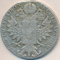 Ausztria 1780SF Tallér Ag "Mária Terézia" utánveret lekopott aranyozással és fülynommal T:...