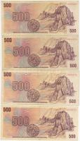 Csehszlovákia 1973. 500K (5x) az egyik Slovenska Republika felülbélyegzéssel + 1987. 50K Slovenska R...