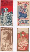 1920 4 db számolócédula (Árkád Bazár, Vesta cipőkrém, Herz szalámi, Varga Ármin könyvesbolt)