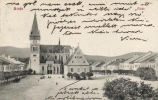 Bártfa Főtér; kiadja Horovitz / main square