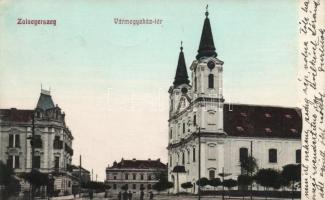 Zalaegerszeg, Vármegyeház tér, templom