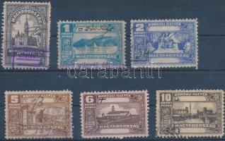 6 db konzuli illetékbélyeg