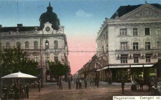 Nagykanizsa, Csengeri út, Barta és Fürst boltja, Hungária Biztosító