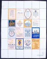 1915 ELMA Grafikai Szemle 4x4-es levélzáró tömb