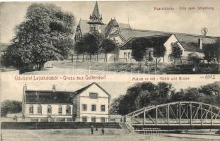 Lajtakáta, Gattendorf; Nyaralótelep, Malom és híd / villas, mill, bridge (b)