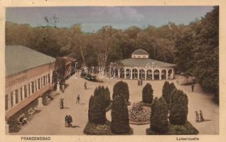 Frantiskovy Lazne, Franzensbad; Luisenquelle, Centralbad / fountain