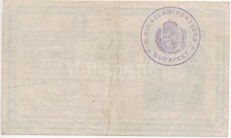 1918. 25K "3020" 4mm sima hátlapon "Magyar Királyi Pénzverő Budapest" lila bélye...