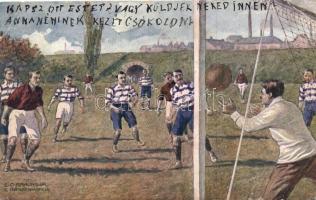 Football match, B.K.W.I. 459-6 s: E.O. Braunthal and E. Ranzenhofer (b)