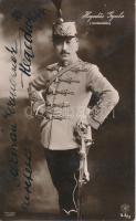 Hegedűs Gyula (1870-1931) színész aláírt képeslap