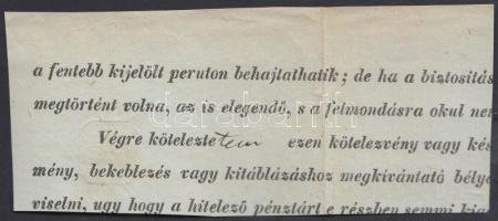 Okmánydarab 25 kr + 7 kr okmánybélyeggel