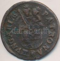 1707KB. Rézpoltúra "II. Rákóczi Ferenc" (1.77g) T:2- hajlott Huszár: 1549., Unger II.: 1139.a