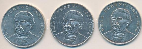 1994. 200Ft Ag "Deák" (3x) T:1-,2
Adamo F13.1