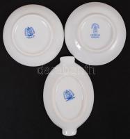 Herendi kis tálkák (3db), kézzel festett, jelzett, hibátlan, 4×5 cm