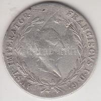 Ausztria 1826A 20Kr Ag "I. Ferenc" T:3
Austria 1826A 20 Kreuzer "Franz I" C:F